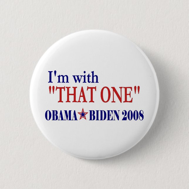 Ich bin mit diesem (Barack Obama Button (Vorderseite)