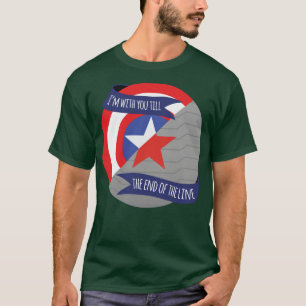 Ich bin mit dir bis zum Ende der Schlange Stevebuc T-Shirt