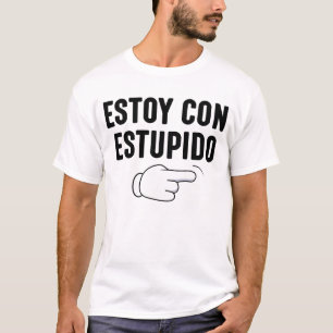 Ich bin mit Dumm Funny Spanisch T-Shirt
