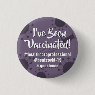 Ich bin mit Hashtags geimpft worden, Traubenmittel Button