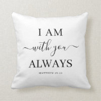 Ich bin mit Ihnen immer Christlichen Verse-Script