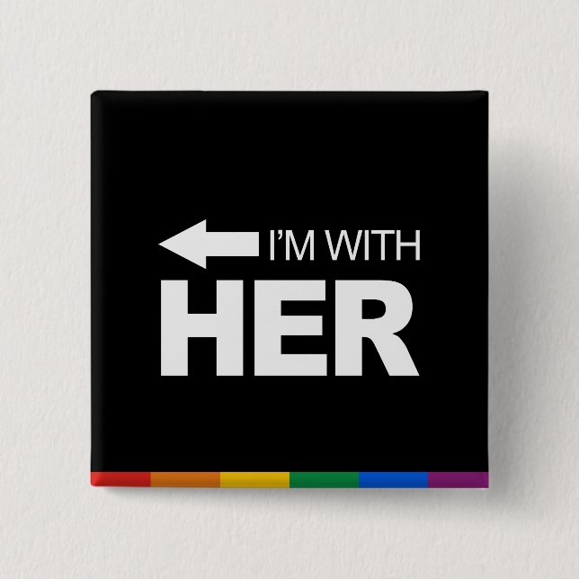 Ich bin mit ihr (verlassen) - .png button (Vorderseite)