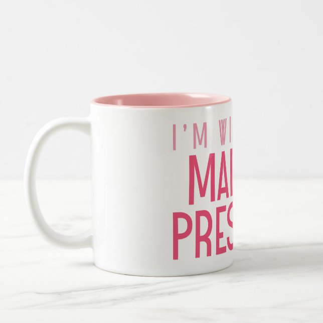 ICH BIN MIT IHR... ZWEIFARBIGE TASSE (Links)