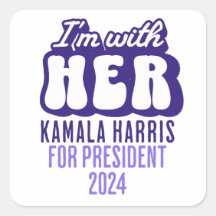 Ich bin mit ihrem Text Kamala Harris für Präsident