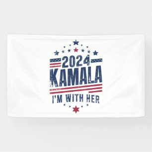 Ich bin mit ihrer Kamala-Abstimmung für 2024 Kamal Banner