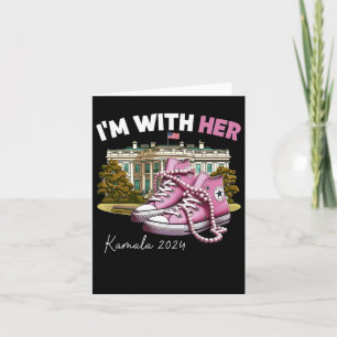 Ich bin mit ihrer Kamala-Abstimmung für den Präsid Karte
