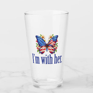 Ich bin mit ihrer Kamala Harris für Präsident Butt Glas