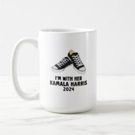 Ich bin mit ihrer Kamala Harris Unterstützung Kama Kaffeetasse