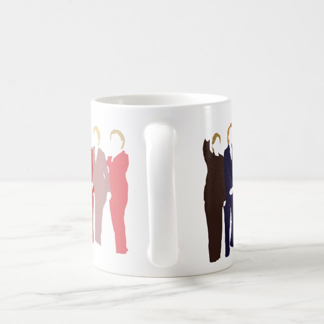 Ich bin mit ihrer Regenbogen-Tasse Tasse (Henkel)