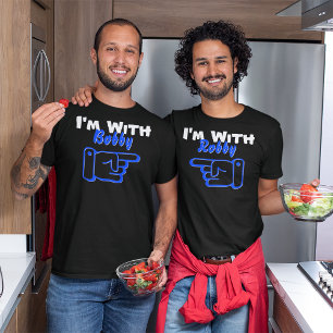 Ich bin mit Individuelle Name, der einen Freund od T-Shirt