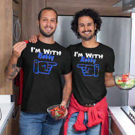 Ich bin mit Individuelle Name, der einen Freund od T-Shirt