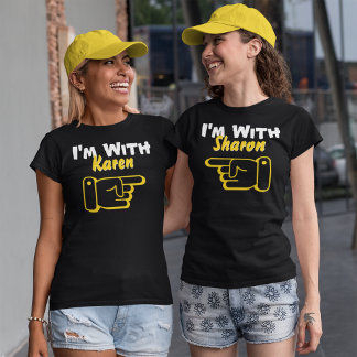 Ich bin mit Individuelle Name lustige Personalisie T-Shirt