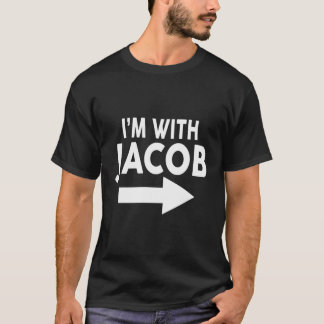 Ich bin mit Jacob Hoodie-Namen T-Shirt
