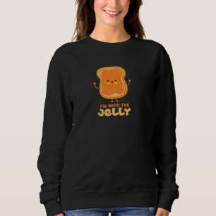 Ich bin mit Jelly Couple Peanut Butter Puppe Sweatshirt