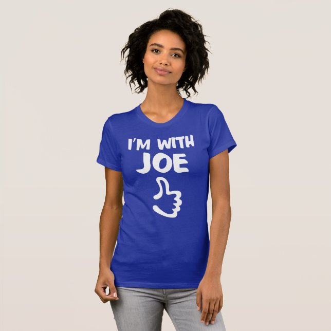 Ich bin mit Joe- - Lapisfrauen T-Shirt (Vorne ganz)