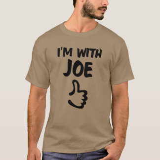 Ich bin mit Joe-Shirt - Kiesel T-Shirt