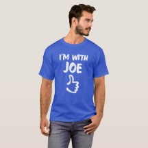 Ich bin mit Joe-Shirt - königliches Blau