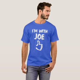 Ich bin mit Joe-Shirt - königliches Blau T-Shirt