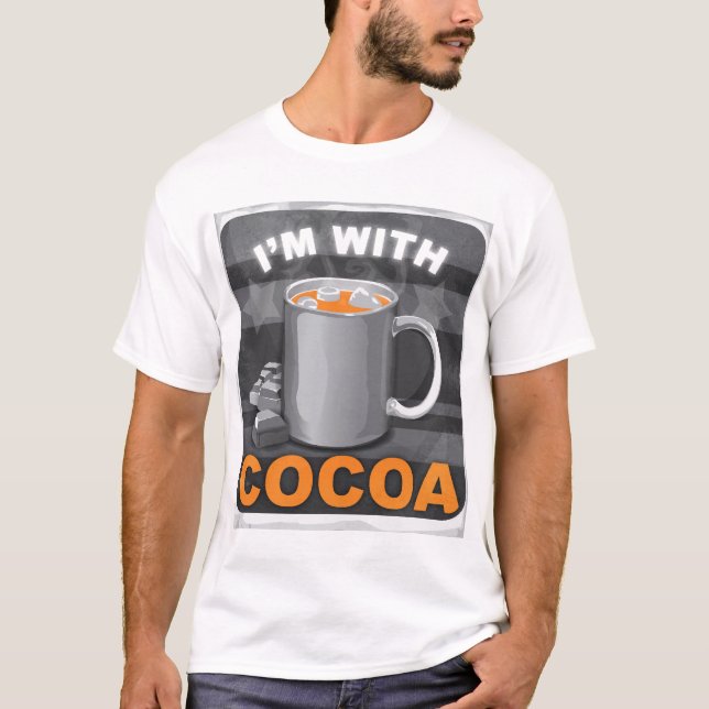 Ich bin mit Kakao T-Shirt (Vorderseite)