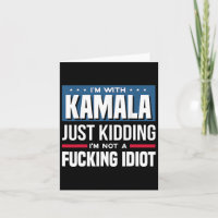 Ich bin mit Kamala, ich kidde mich einfach nicht e