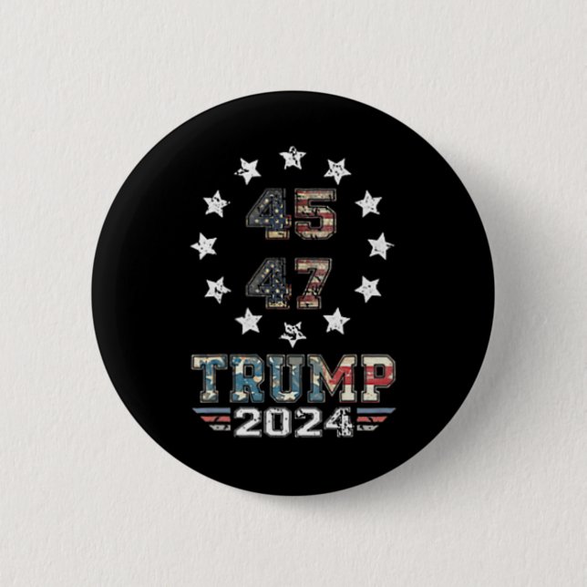 Ich bin mit Kamala nur kidding nicht Idiot 2 Seite Button (Vorderseite)