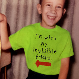 Ich bin mit meinem unsichtbaren Freund zusammen T-Shirt