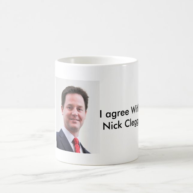 Ich bin mit Nick Clegg Tasse einverstanden (Mittel)