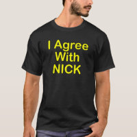 Ich bin mit Nick ~ politischer allgemeiner Wahl