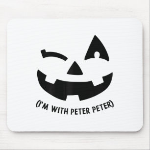 Ich bin mit Peter Couple Halloween Erwachsene Frau Mousepad