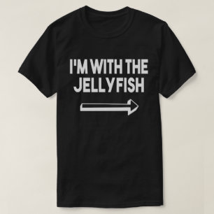 Ich bin mit Quallenfischen leicht zu Halloween Mat T-Shirt