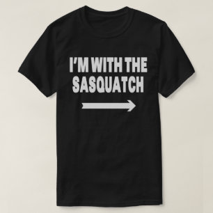 Ich bin mit sasquatch Matching Costume Halloween T-Shirt