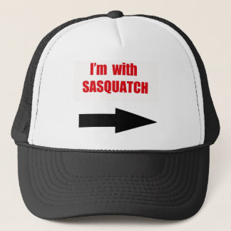 Ich bin mit sasquatch truckerkappe