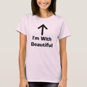 Ich bin mit schönem T-Shirt