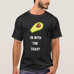 Ich bin mit Toast Avocado Halloween Kostümspass T-Shirt