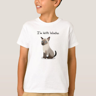 Ich bin mit Wonton T-Shirt