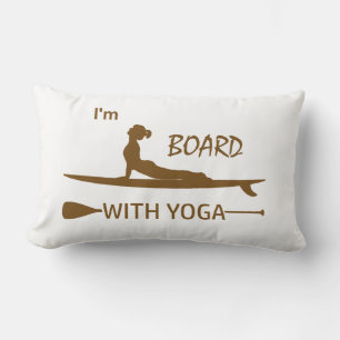 Ich bin mit Yoga an Bord Lendenkissen