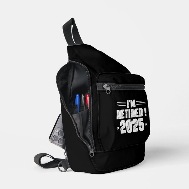 Ich bin müde! 2025 - Feiern im Stil Crossbody Bag (Offen)