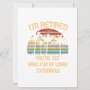 Ich bin müde, du bist nicht. save the date