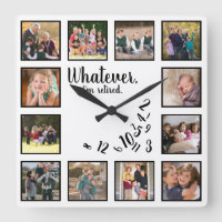 Ich bin müde Foto Collage White Rente
