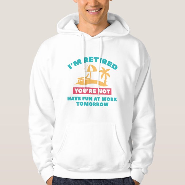Ich bin müde hoodie (Vorderseite)