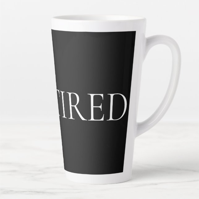 Ich bin müde – Sanfte, emotionale Phrase Milchtasse (Rechts)