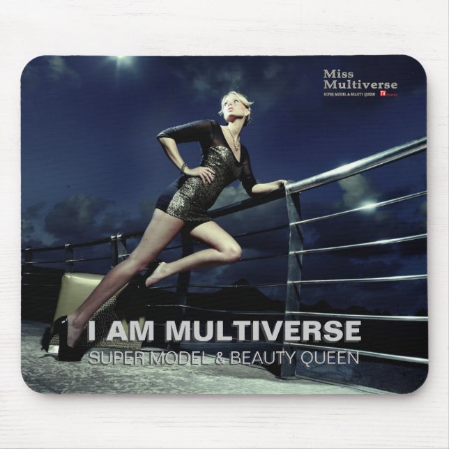 ICH BIN MULTIVERSE - Miss Multiverse France Mousep Mousepad (Vorne)