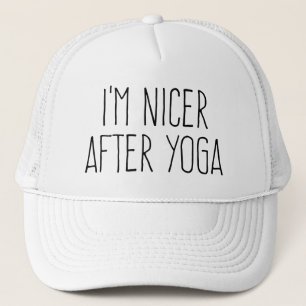 Ich bin nach dem Yoga netter Truckerkappe