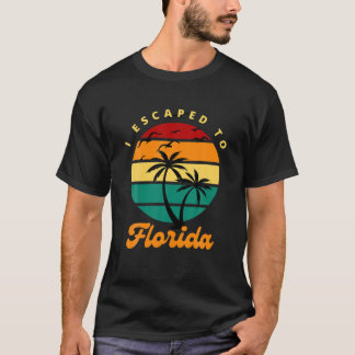 Ich bin nach Florida Desantis Palmen Bäume Seagull T-Shirt