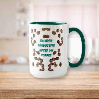 Ich bin nach meiner Tasse produktiver