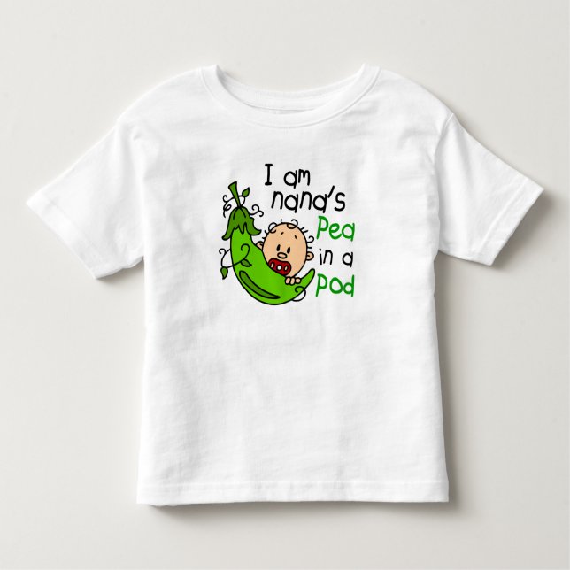 Ich bin Nanas Erbse in einer Hülse 1 Kleinkind T-shirt (Vorderseite)