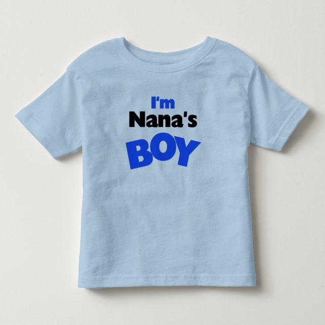 Ich bin Nanas Junge Kleinkind T-shirt (Vorderseite)