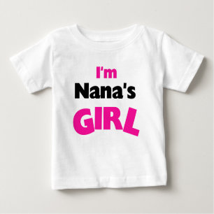 Ich bin Nanas Mädchen Baby T-shirt