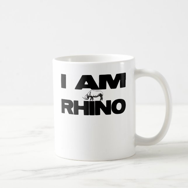 ICH BIN NASHORN KAFFEETASSE (Rechts)