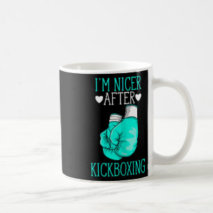 Ich bin netter nach Kickboxen Lustiger Kickboxer, Kaffeetasse